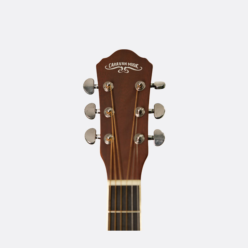 Caravan Music Acoustic Travel Guitar HS-Mini-2 (Brown)