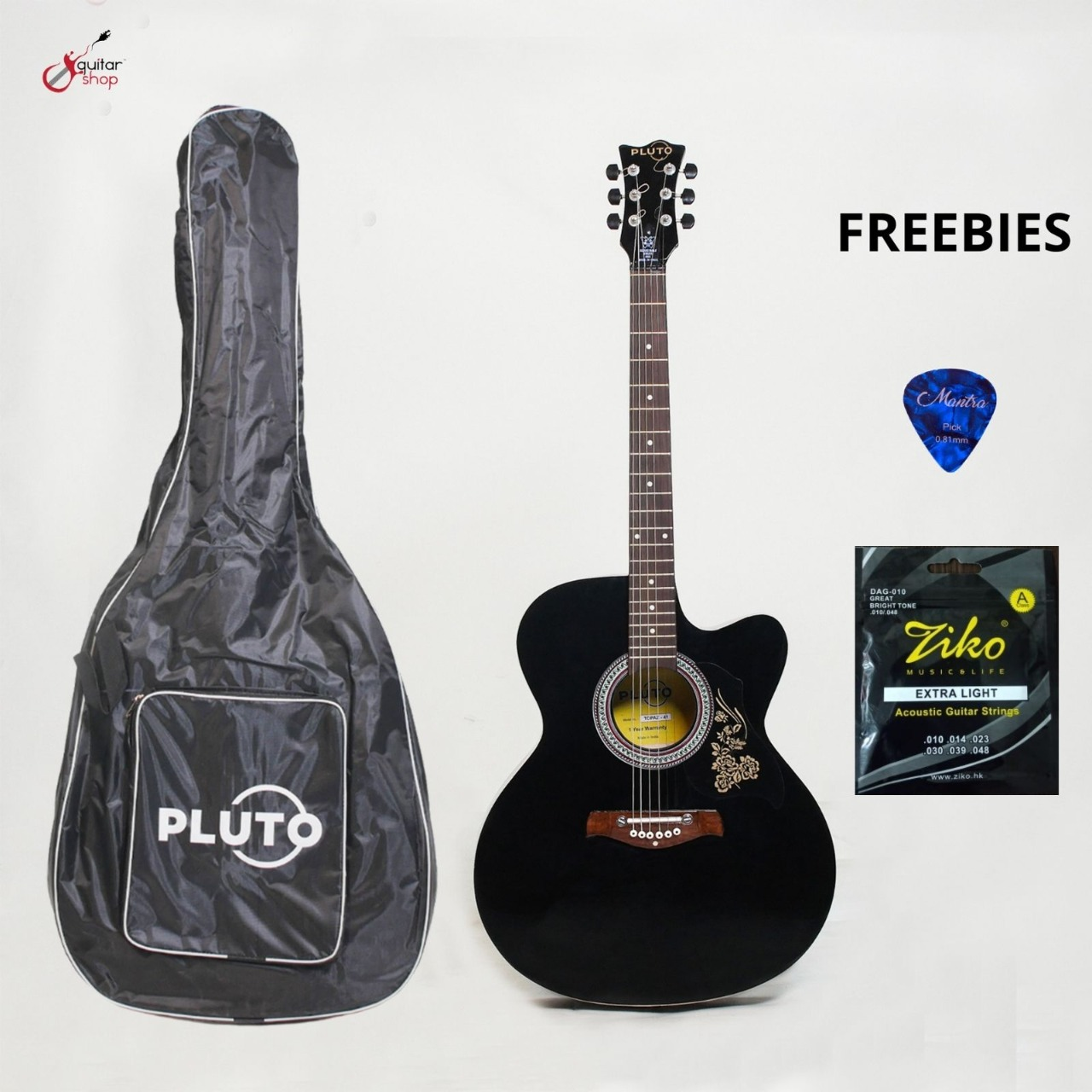 Pluto 150 Black New Model (Combo)
