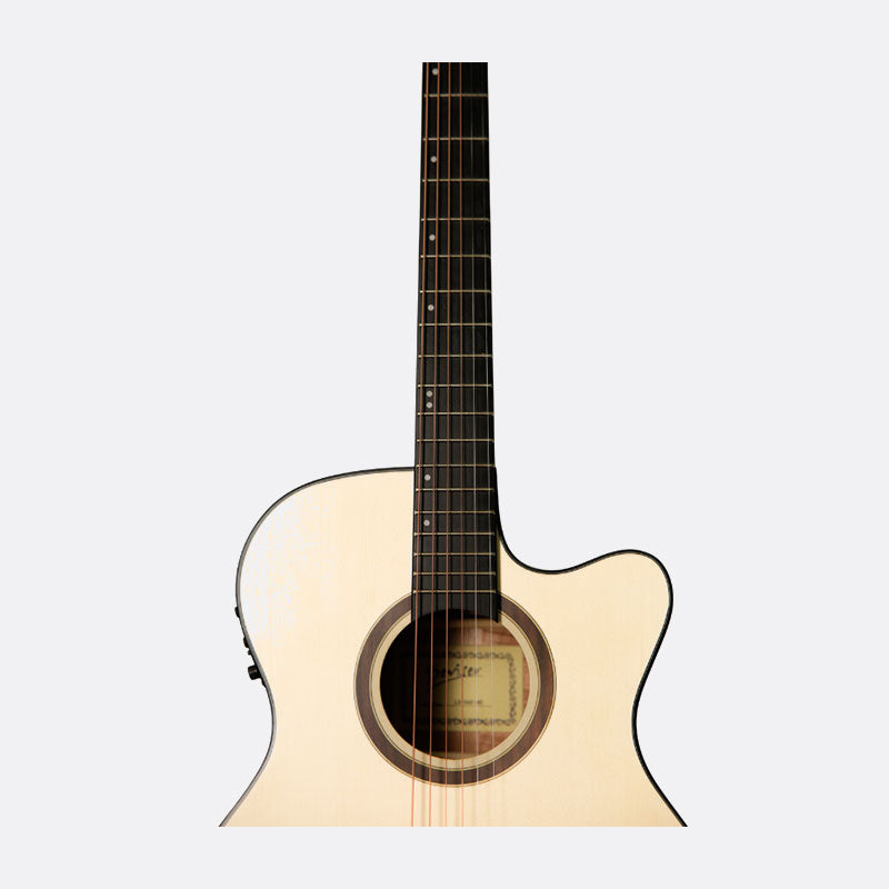 Deviser LS-560-40 Semi Acoustic Guitar with Tuner (Natural)