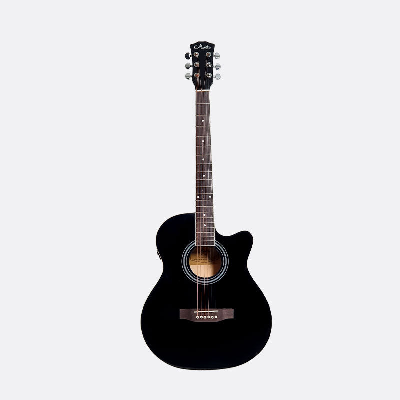 Mantra Semi Acoustic Guitar Karma EQ (Black)