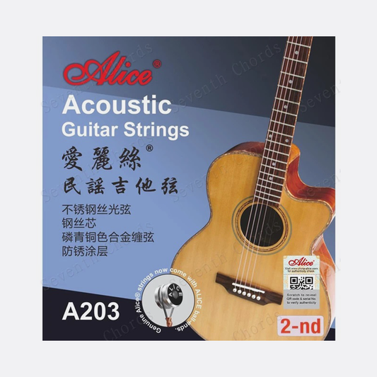 Alice Acoustic Guitar String A203 - 2nd String