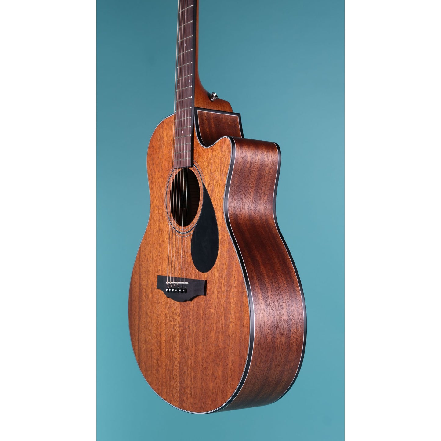 Kepma Semi Acoustic Guitar EACE WAM Brown
