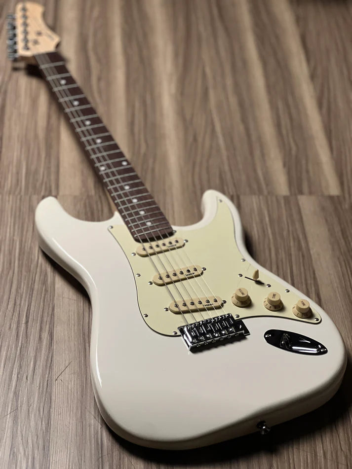 SQOE SEST 200 ELECTRIC GUITAR (WHITE)