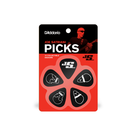 DADDARIO JOE SATRIANI SIGNATURE PICKS 1MM BLACK - 1CBK6- 10JS