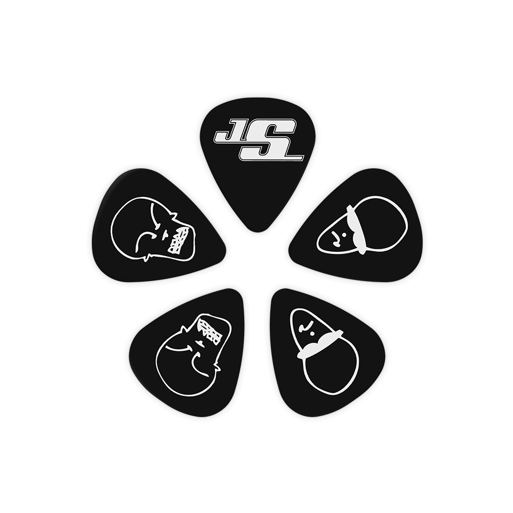 DADDARIO JOE SATRIANI SIGNATURE PICKS 0.50MM BLACK - 1CBK2- 10JS