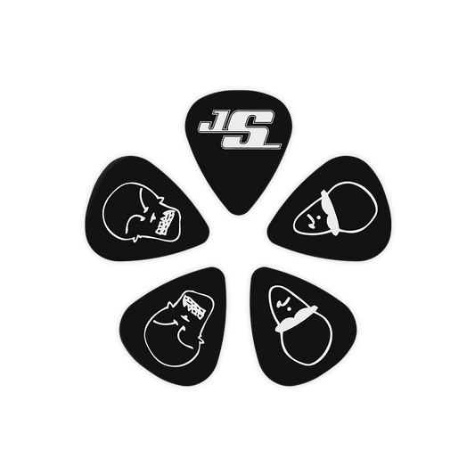 DADDARIO JOE SATRIANI SIGNATURE PICKS 0.50MM BLACK - 1CBK2- 10JS