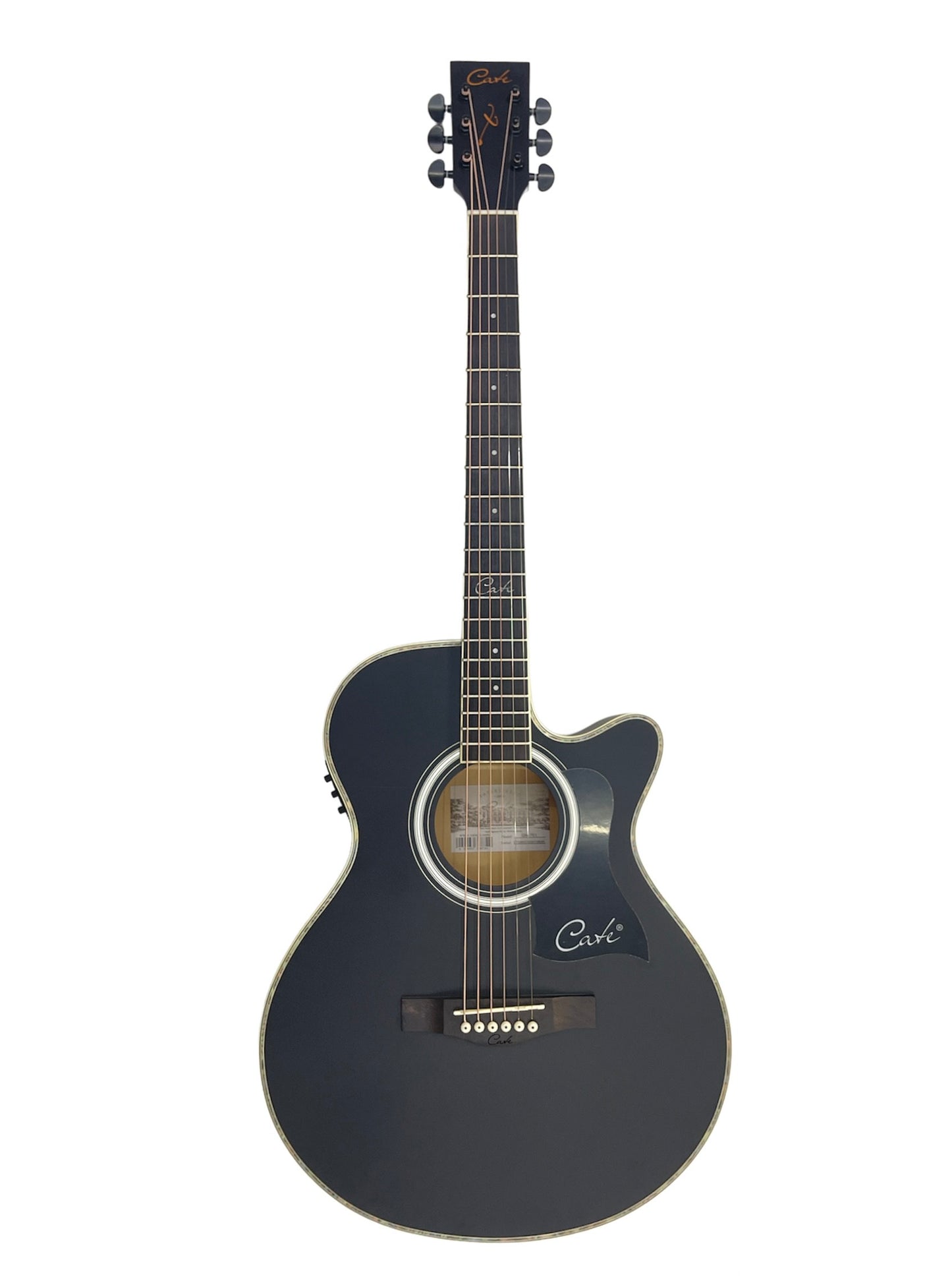 Cate QM 701 Semi Acoustic Guitar with Tuner