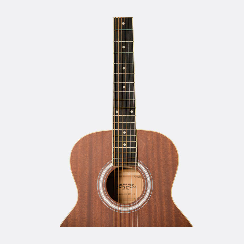 Caravan Music Acoustic Travel Guitar HS-Mini-2 (Brown)