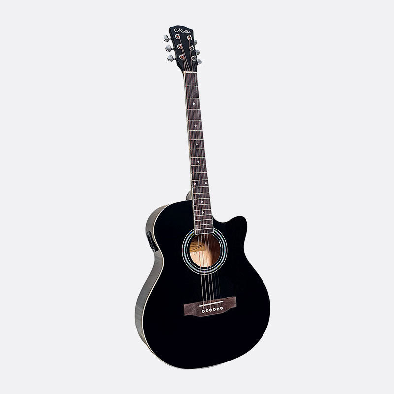 Mantra Semi Acoustic Guitar Karma EQ (Black)