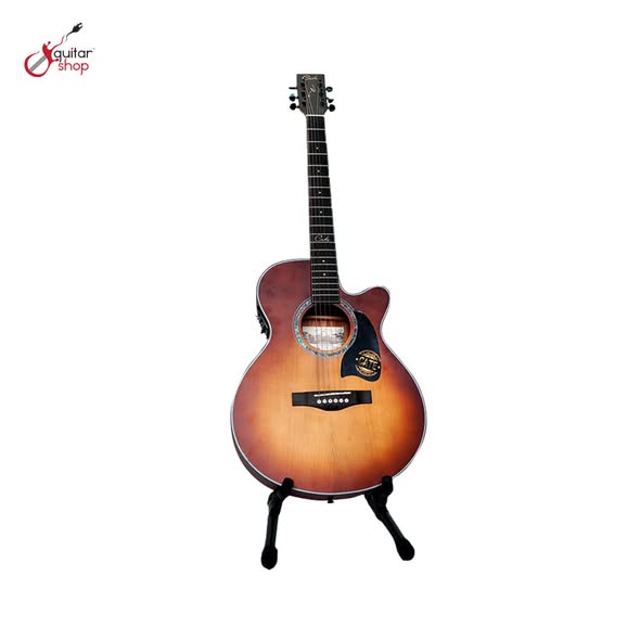 Cate QM 704 Semi Acoustic Guitar with Tuner