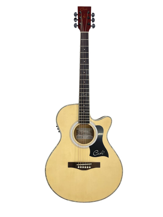 Cate QM 701 Semi Acoustic Guitar with Tuner