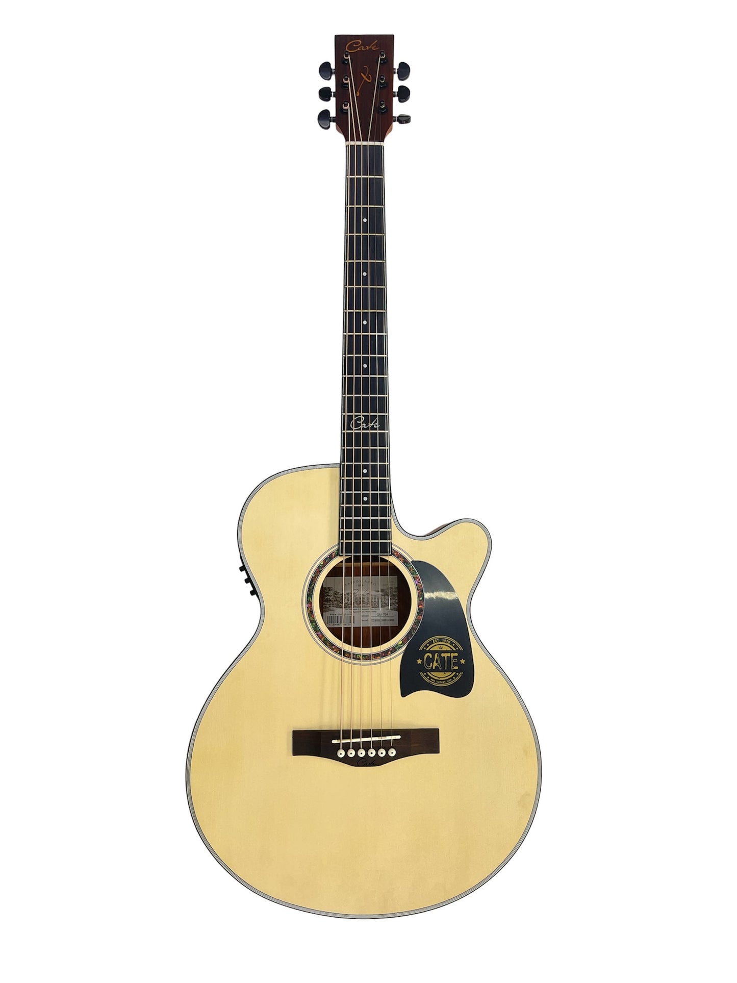 Cate QM 704 Semi Acoustic Guitar with Tuner