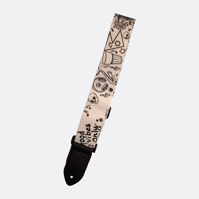 Mantra Guitar Belt - Good Vibes Only