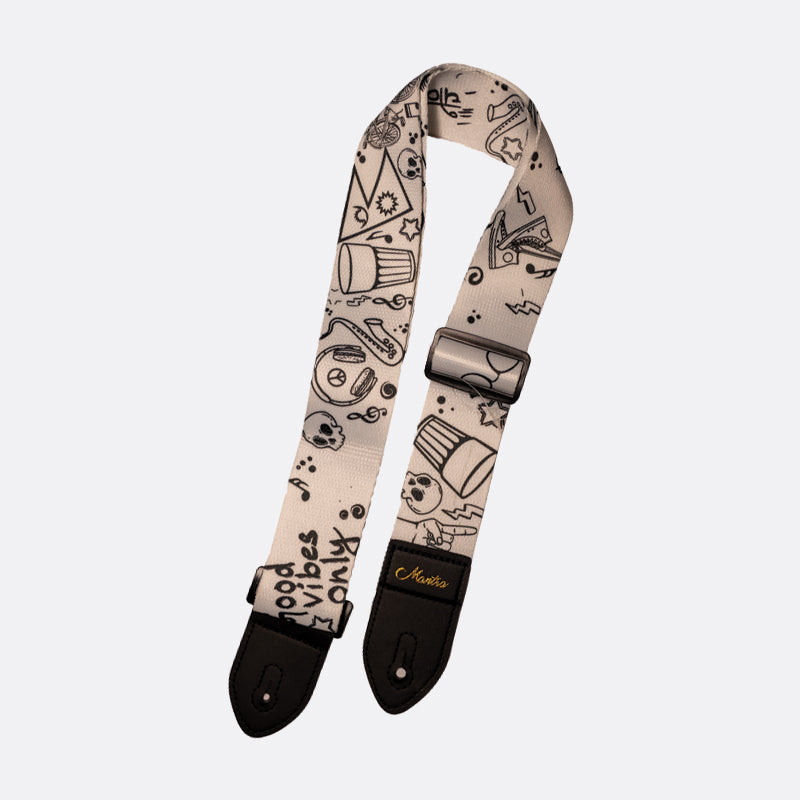 Mantra Guitar Belt - Good Vibes Only