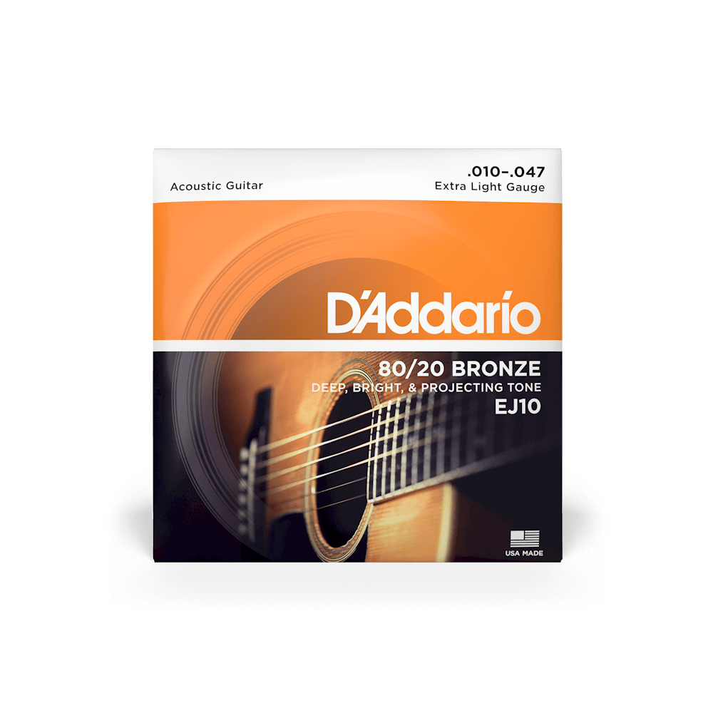 Daddario Acoustic 80/20 Bronze EJ10