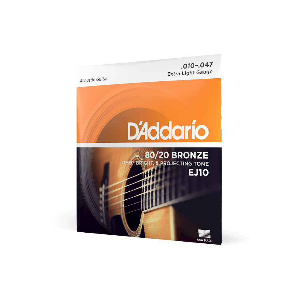 Daddario Acoustic 80/20 Bronze EJ10