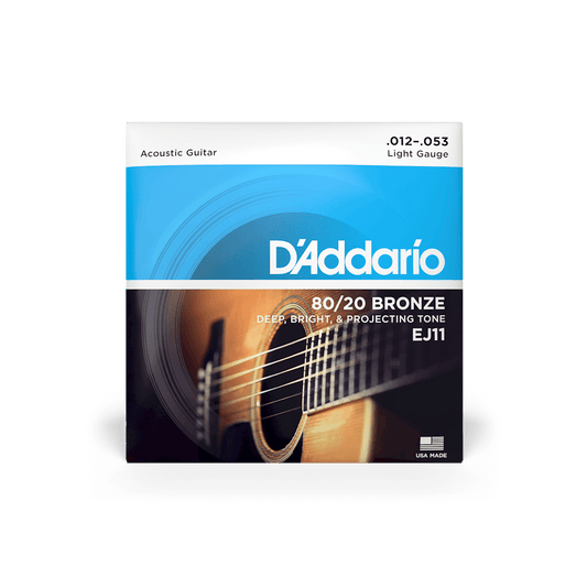 Daddario Acoustic 80/20 Bronze EJ11