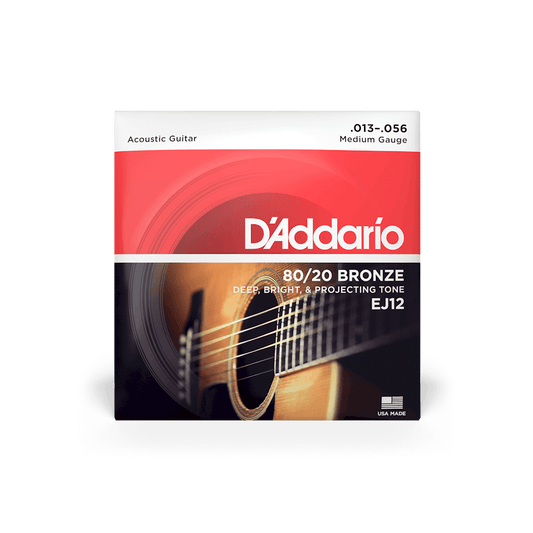 Daddario Acoustic 80/20 Bronze EJ12