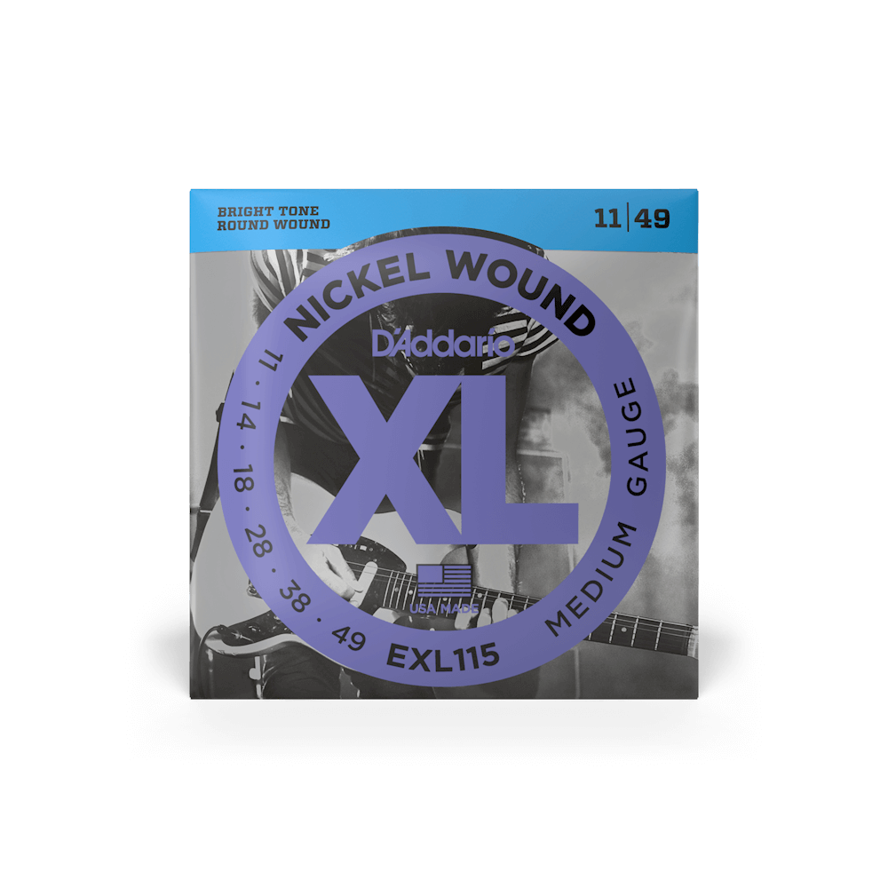 Daddario XL 11-49 Nickel Wound Electric Guitar String - EXL115