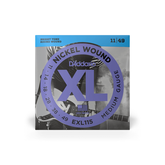 Daddario XL 11-49 Nickel Wound Electric Guitar String - EXL115