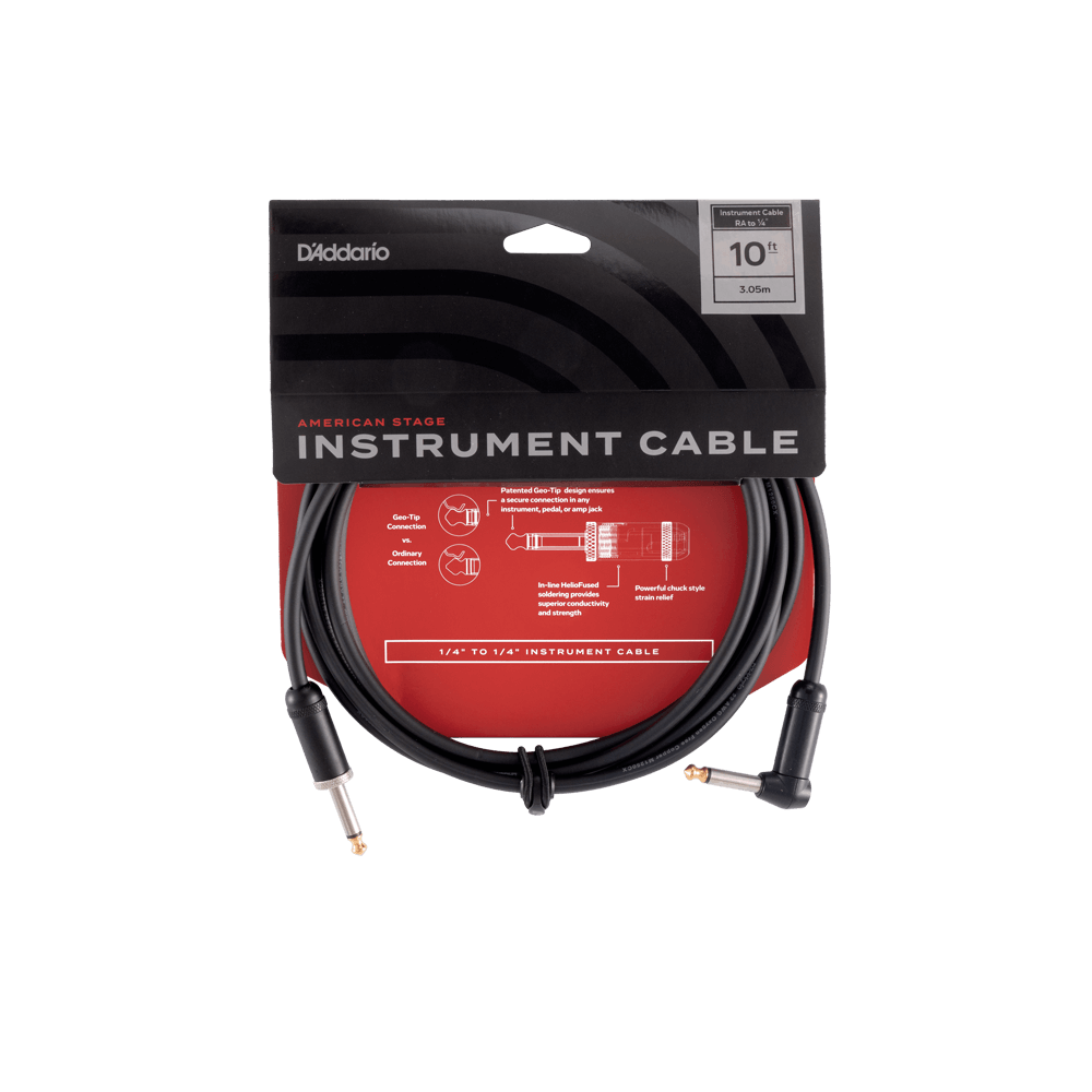 DADDARIO AMERICAN STAGE INSTRUMENT CABLE - PW- AMSGRA- 10