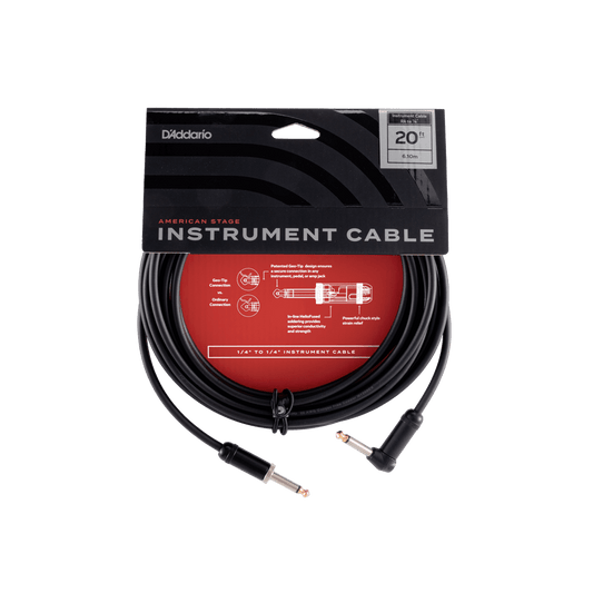 DADDARIO AMERICAN STAGE INSTRUMENT CABLE - PW- AMSGRA- 20