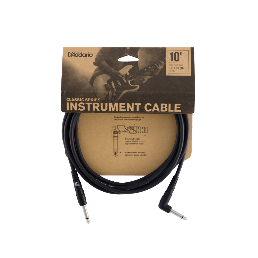 DADDARIO CLLASSIC SERIES INSTRUMENTAL CABLE 10 FEET - PW-CGTRA-10