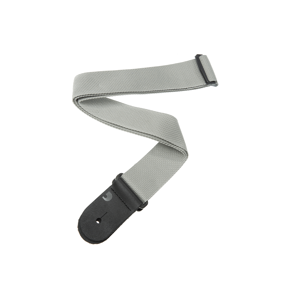 DADDARIO POLYPRO GUITAR STRAP SILVER - PWS105