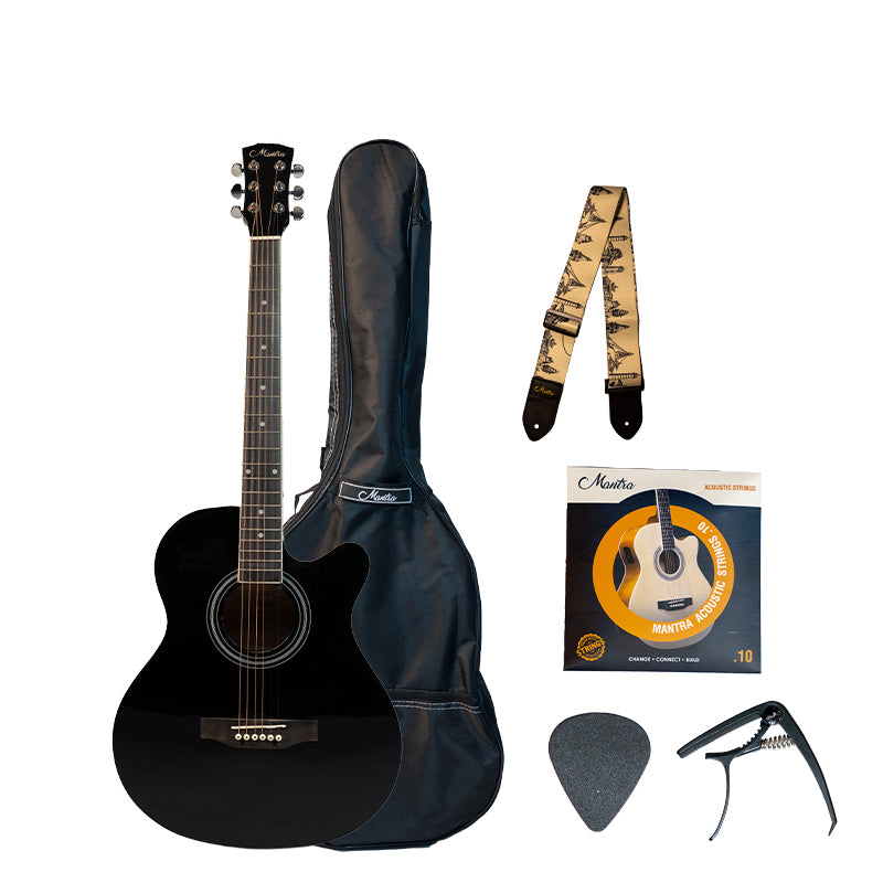 Mantra Acoustic Guitar Karma Non-EQ (Black)