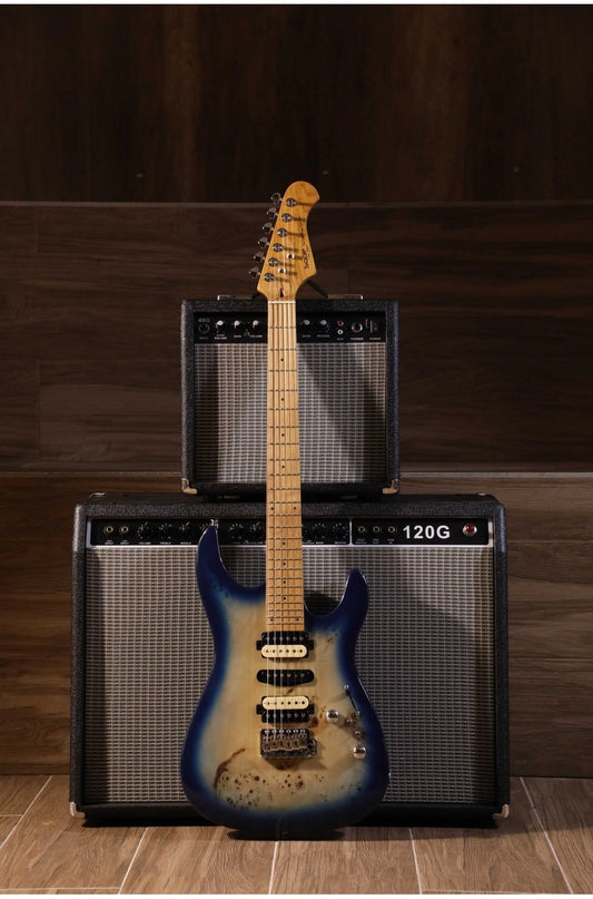 SQOE SEIB 550 ELECTRIC GUITAR (BLUE)