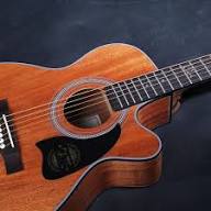 Cate QM 705 Semi Acoustic Guitar with Tuner