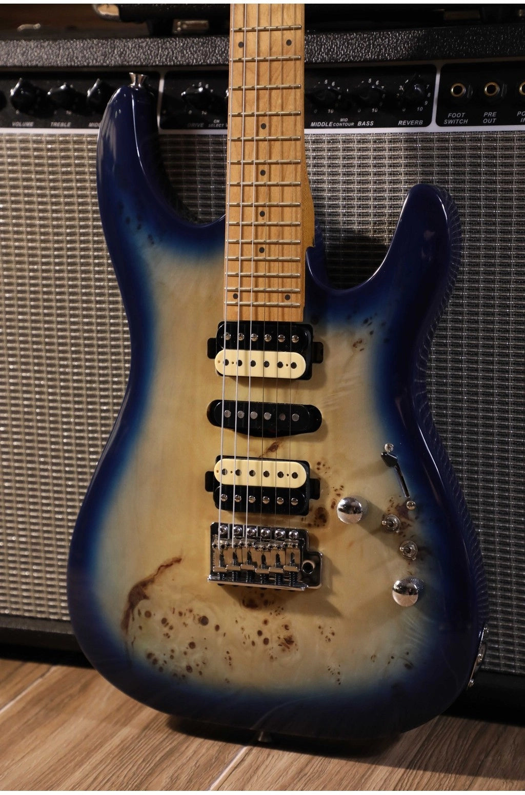 SQOE SEIB 550 ELECTRIC GUITAR (BLUE)