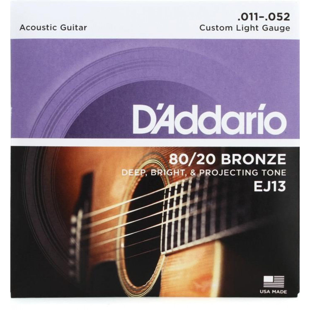 Daddario Acoustic 80/20 Bronze EJ13