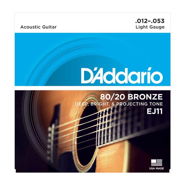 Daddario Acoustic 80/20 Bronze EJ11