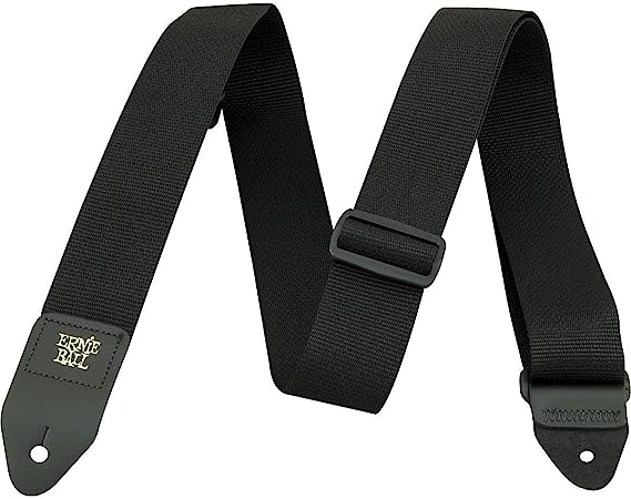 ERNIE BALL GUITAR BELT - BLACK