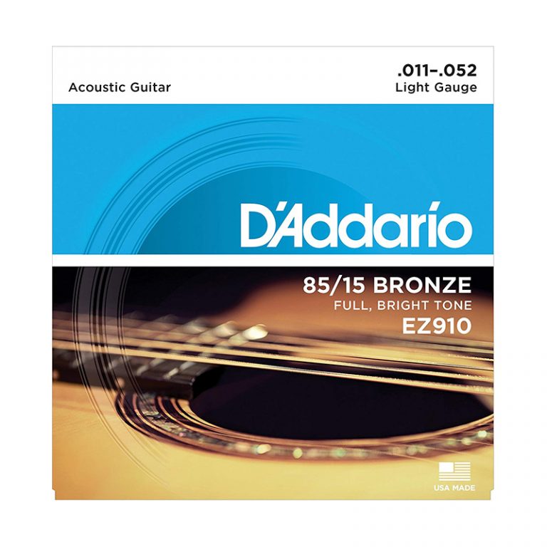 Daddario EZ910 85/15 Bronze Acoustic Strings, Light, 11-52