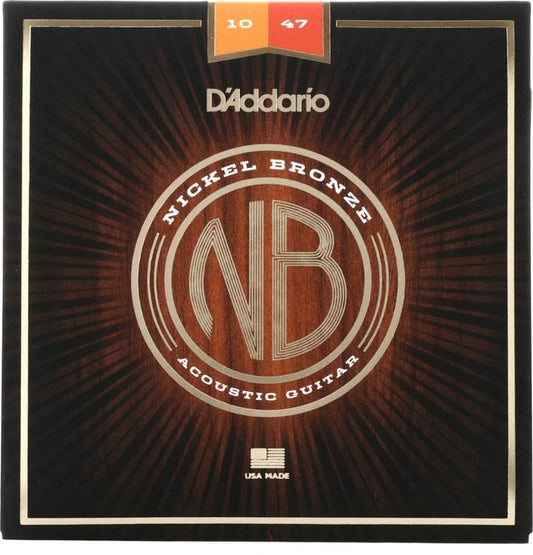 DADDARIO NICKEL BRONZE ACOUSTIC GUITAR STRING-NB1047